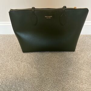 Kate Spade New York Green Leather Tote Bag